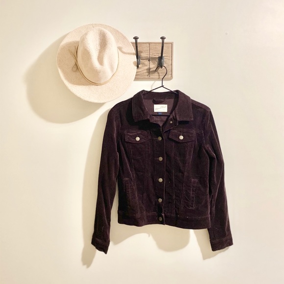 Universal Thread | Corduroy Jacket Deep Purple - Picture 1 of 4